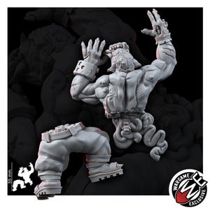 Ork Corpses Battlefield Set | 16k Resin Miniatures | 28 mm 32 mm Tabletop Wargaming | Ongeverfd afbeelding 11
