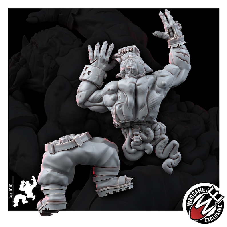 Ork Corpses Battlefield Set | 16k Resin Miniatures | 28 mm 32 mm Tabletop Wargaming | Ongeverfd afbeelding 11