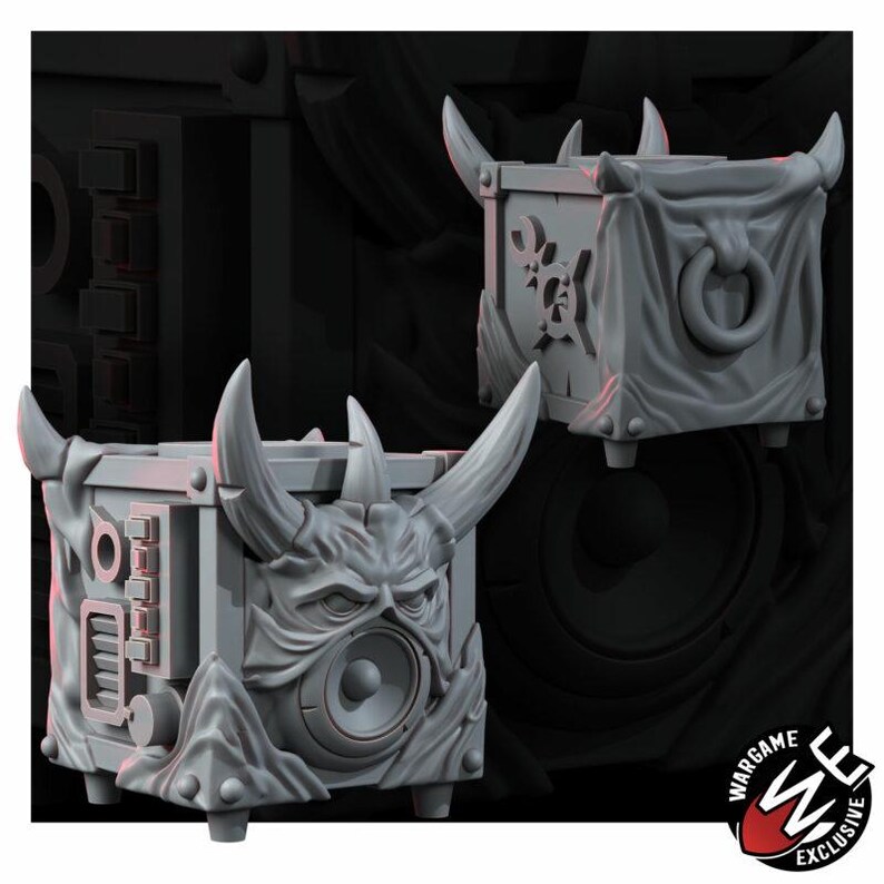 Noise Blasters - Terreno de Dispersión del Caos - Set de 6 - Resina de 16k - Juegos de mesa / Wargaming / Grimdark imagen 4