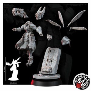 Coalition Hornets Striketeam Specialists | 16k Resin Miniatures | 28mm 32mm Tabletop Wargaming | Unpainted image 13