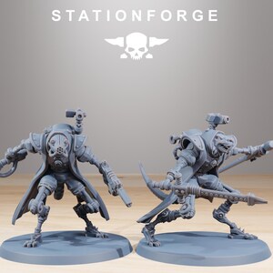 Raticus Curdsters | Station Forge 16k Resin-Miniaturen | 28 mm/32 mm Tabletop-Wargaming | Unbemalt Bild 7