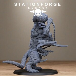 Rotfang Bell Rat | Station Forge 16k Resin Miniatures | 28mm 32mm Tabletop Wargaming | Unpainted image 6