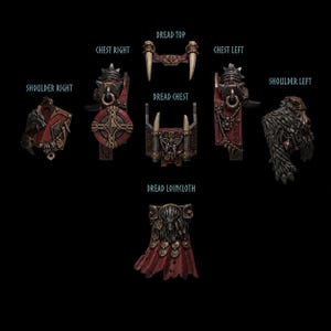 Primal Hounds - Dread - 16k Resin - GreyTide Studio - Wolves / Space Warriors / Bitz / Tabletop / Wargaming / Grimdark imagen 1