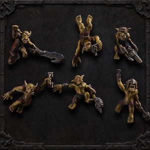 Hangares Goblin - Cenário Orc - Resina 16k - Blue Sky Minis - Orcs / Jogos de Mesa / Wargaming / Grimdark imagem 1