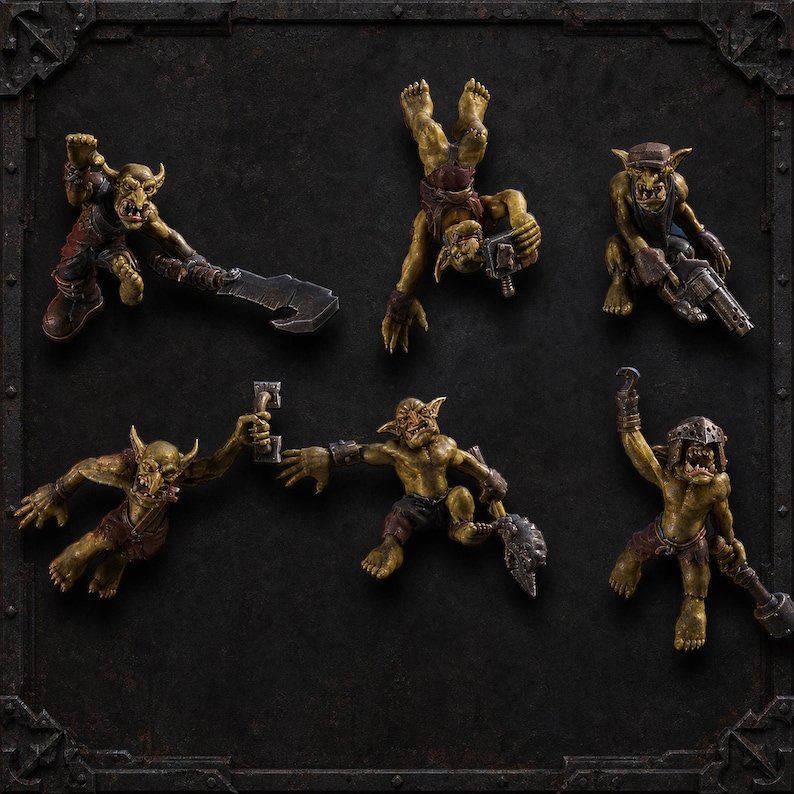 Hangares Goblin - Cenário Orc - Resina 16k - Blue Sky Minis - Orcs / Jogos de Mesa / Wargaming / Grimdark imagem 1