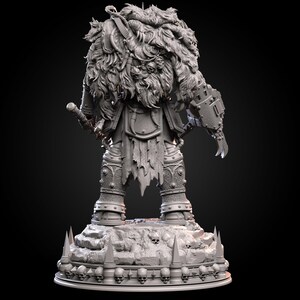 Chaos Prime Malleus Iscariot | 16k Resin Miniatures | 28mm 32mm Tabletop Wargaming | Unpainted image 7