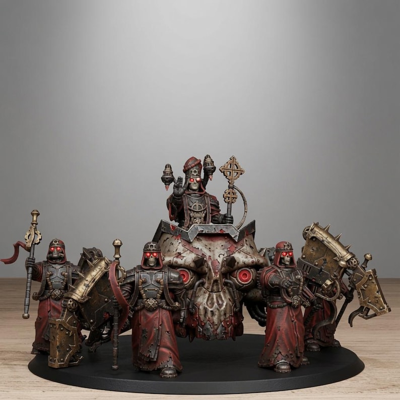 Scavenger Lectern Walker | Station Forge 16k Resin Miniatures | 28mm 32mm Tabletop Wargaming | Unpainted image 1