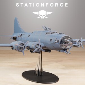 Grimguard Bomber | Station Forge 16k Resin Miniatures | 28mm 32mm Tabletop Wargaming | Unpainted image 2
