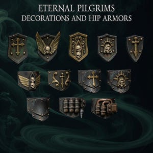 Eternal Pilgrims - Termi pack - Decorations & hip armors - GreyTide Studio - Holy Warriors / Bitz / Wargaming / Grimdark image 1