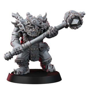 Ork Kan Krakkas T2 | 16k Resin Miniatures | 28mm 32mm Tabletop Wargaming | Unpainted image 6