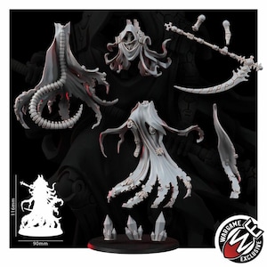 Necrocyborg Colhedor do Vazio | Miniaturas de Resina 16k | 28 mm 32 mm para Jogos de Mesa | Sem Pintura imagem 4