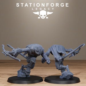 Legacy Rotfang Assassins | Station Forge 16k Resin Miniatures | 28mm 32mm Tabletop Wargaming | Unpainted image 8