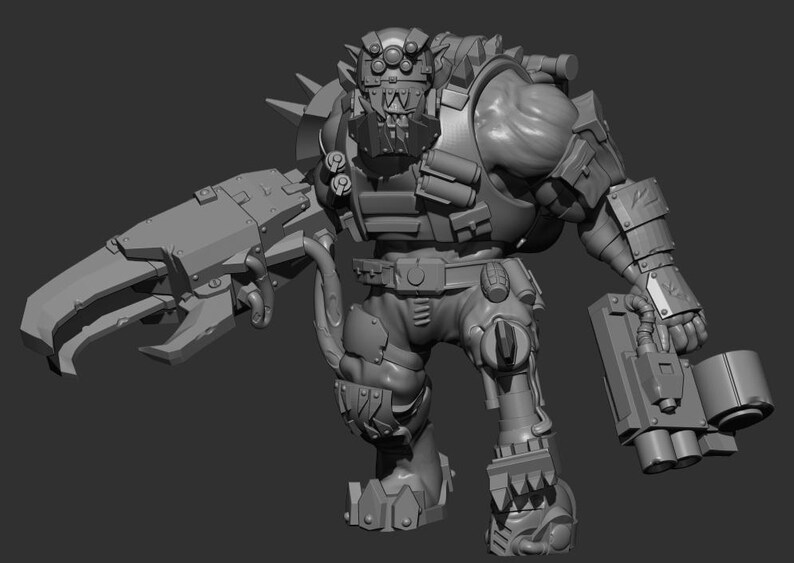 Speshul Forcez Boyz - Orc Squad - 16k Resin - Orcs / Tabletop / Wargaming / Grimdark image 9