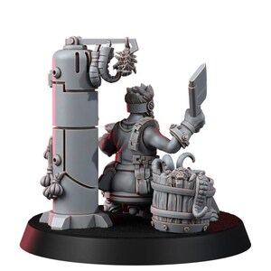 Coalition The Necrocity Black Traders | 16k Resin Miniatures | 28mm 32mm Tabletop Wargaming | Unpainted image 3