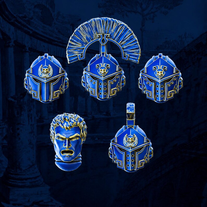 Têtes Legio Prima Victrix - Pièces de conversion Space Warriors en résine 16K (Lot de 5) image 2