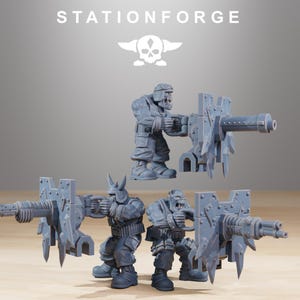 Orks Orkaz Run Rolla | Station Forge 16k Resin Miniatures | 28mm 32mm Tabletop Wargaming | Unpainted image 9
