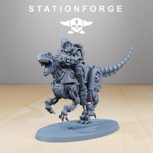 Scavenger Riders | Station Forge 16k Resin Miniatures | 28mm 32mm Tabletop Wargaming | Unpainted image 7