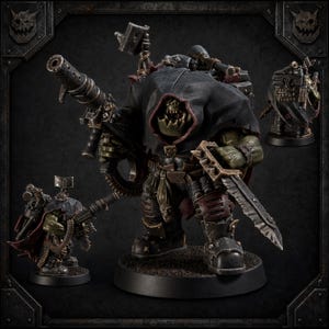 Sneaky Squad Boss Ghost - Orc Character - 16k Resin - Orcs / Tabletop / Wargaming / Grimdark image 1