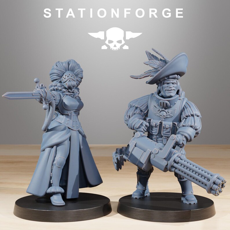 Royalguard Starfly | Station Forge 16k Resin Miniatures | 28mm 32mm Tabletop Wargaming | Unpainted image 5