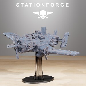 Orks Orkaz Plane | Station Forge 16k Resin Miniatures | 28mm 32mm Tabletop Wargaming | Unpainted image 5
