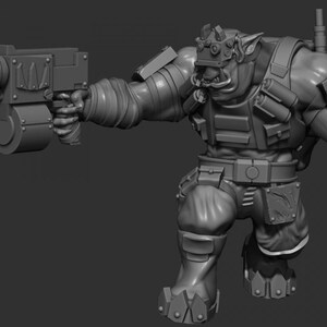 Speshul Forcez Boyz - Orc Squad - 16k Resin - Orcs / Tabletop / Wargaming / Grimdark image 5