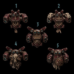 Primal Hounds - Jetpacks - 16k Resin - GreyTide Studio - Wolves / Space Warriors / Bitz / Tabletop / Wargaming / Grimdark image 1