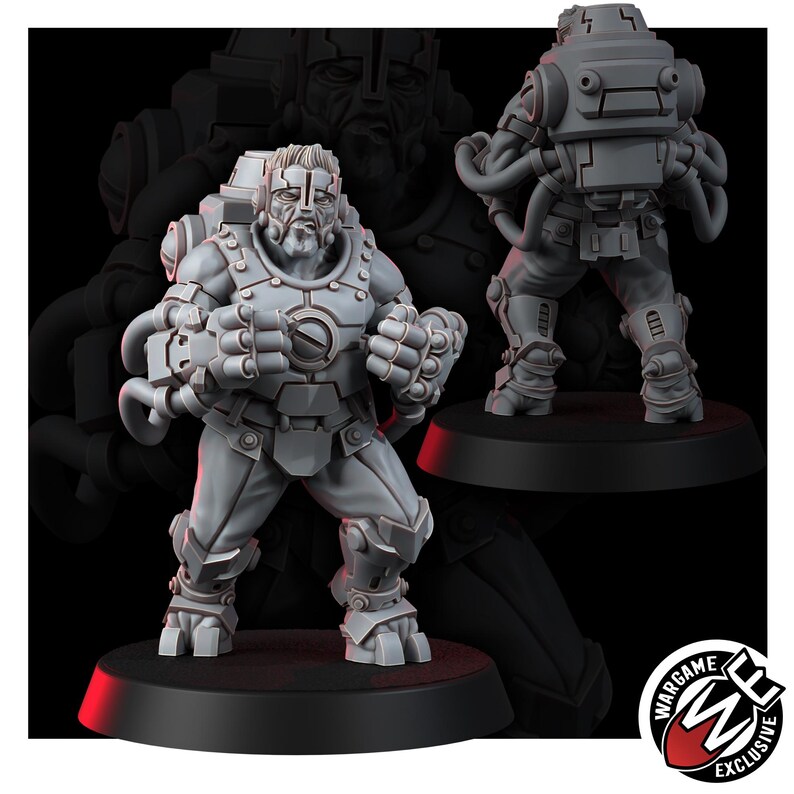 Coalición La Necrocity Black Traders Retenue / Miniaturas de resina 16k / 28 mm 32 mm Juegos de guerra de mesa / Sin pintar imagen 3
