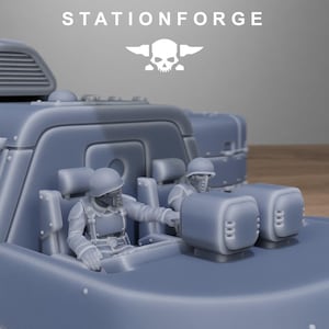 Freeguard Skycrane | Station Forge 16k Resin Miniatures | 28mm 32mm Tabletop Wargaming | Unpainted image 8