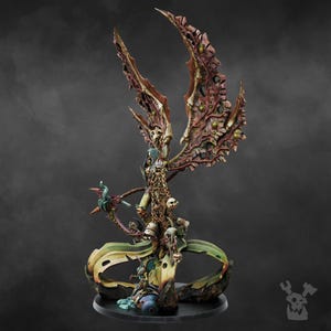 Morticia, die morbide Königin | 16k Resin-Miniaturen | 28 mm/32 mm Tabletop-Wargaming | Unbemalt Bild 6
