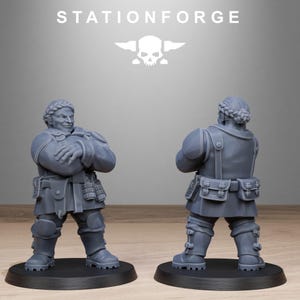Freiwächter-Mutantenschwestern | Station Forge 16k Resinminiaturen | 28 mm/32 mm Tabletop-Wargaming | Unbemalt Bild 8
