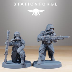 GrimGuard Sisters of War | Station Forge 16k Resin Miniatures | 28 mm 32 mm Tabletop Wargaming | Ongeverfd afbeelding 5
