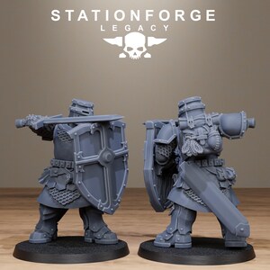 Legacy Solaris Lightwatch | Station Forge 16k Resin Miniatures | 28mm 32mm Tabletop Wargaming | Unpainted image 8