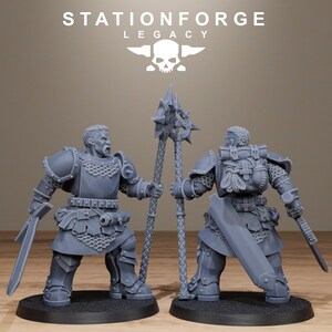 Legacy Solaris Lightwatch | Station Forge 16k Resin Miniatures | 28mm 32mm Tabletop Wargaming | Unpainted image 10
