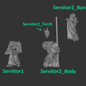 Peregrinos Eternos - Servidores - Resina 16k - GreyTide Studio - Guerreros Sagrados / Guerreros Espaciales / Piezas / Juegos de Mesa / Juegos de Guerra / Grimdark imagen 2