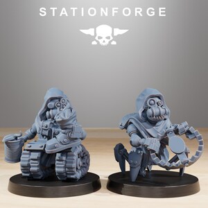 Scavenger Salvagers | Station Forge 16k Resin Miniatyrer | 28 mm 32 mm Bordsskiva Krigsspel | Omålad bild 3