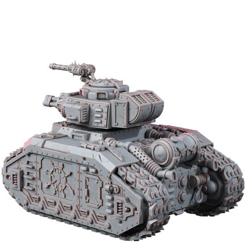 Chaos Degrader Battle Tank | 16k Resin Miniatures | 28mm 32mm Tabletop Wargaming | Unpainted image 9