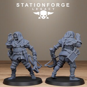 Legacy Thorncrest Witch Hunters | Station Forge 16k Resin Miniatures | 28mm 32mm Tabletop Wargaming | Unpainted 画像 3