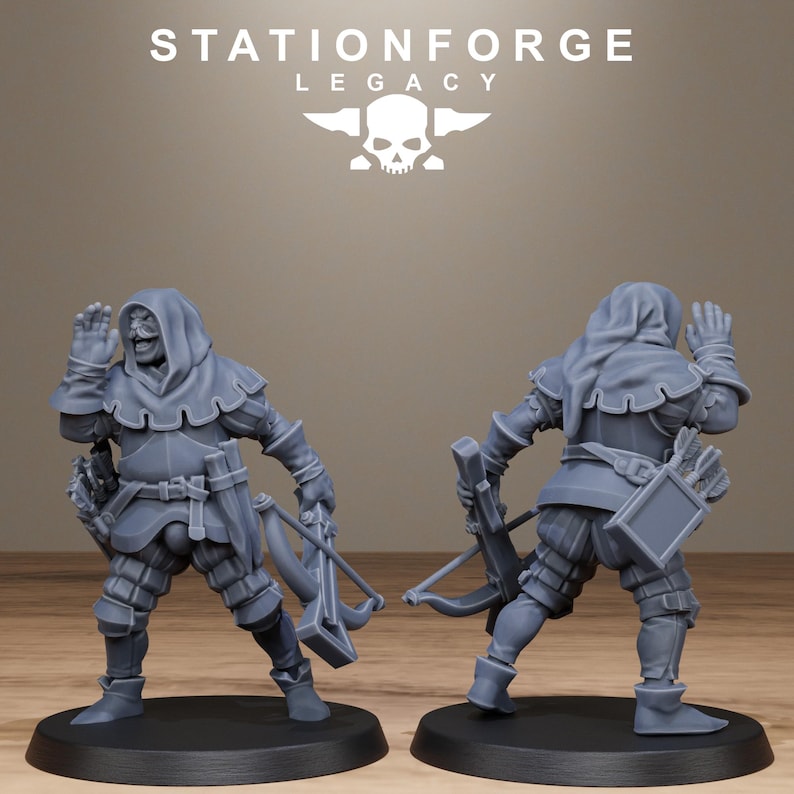 Legacy Thorncrest Witch Hunters | Station Forge 16k Resin Miniatures | 28mm 32mm Tabletop Wargaming | Unpainted 画像 3