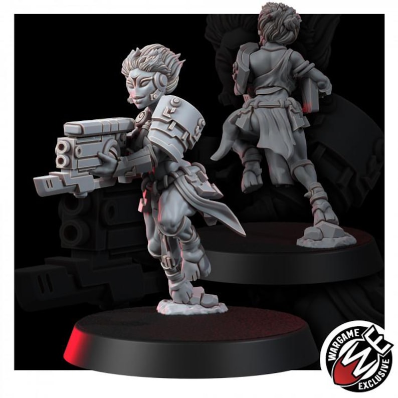 Koalitions-Angriffs-Charger | 16k Resin-Miniaturen | 28 mm/32 mm Tabletop-Wargaming | Unbemalt Bild 2