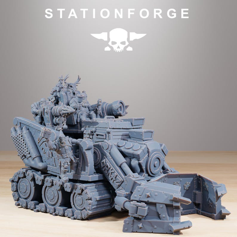Orkaz Festivator | 16k Resin Miniatures | 28mm 32mm Tabletop Wargaming | Unpainted image 2