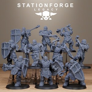 Legacy Solaris Smitebreakers | Station Forge 16k Resin Miniatures | 28mm 32mm Tabletop Wargaming | Unpainted image 2
