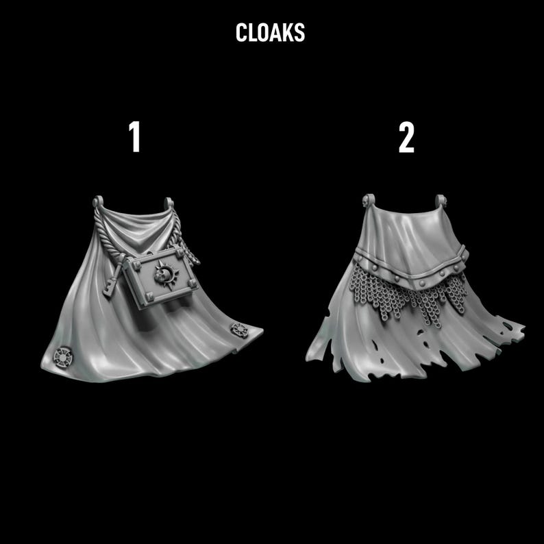 Eternal Pilgrims - Termi pack - Big cloaks - 16k Resin - GreyTide Studio - Holy Warriors / Bitz / Tabletop / Wargaming / Grimdark image 2