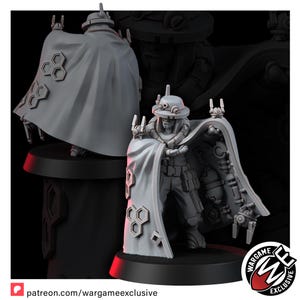 Coalition The Necrocity Black Traders | 16k Resin Miniatures | 28mm 32mm Tabletop Wargaming | Unpainted image 10