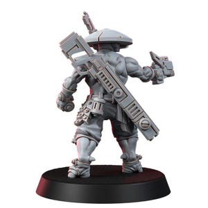 Coalition Saboteur Deadeye | 16k Resin Miniatures | 28mm 32mm Tabletop Wargaming | Unpainted image 2