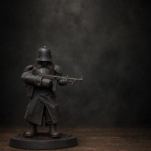 Grimguard American Weapon Pack / Miniature in resina 16k Station Forge / 28 mm 32 mm per wargame da tavolo / Non dipinte immagine 1