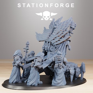 Scavenger Priest | Station Forge 16k Resin Miniatures | 28mm 32mm Tabletop Wargaming | Unpainted image 5