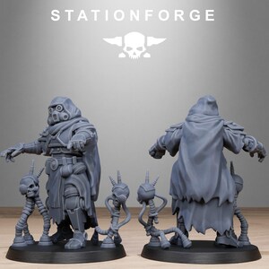 Miniaturas de magos de Scavenger Tech / Station Forge 16K Resin Wargaming (escala 28 mm/32 mm) imagen 9