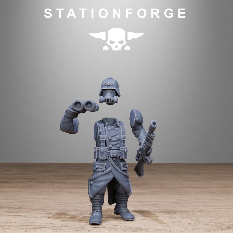 Grimguard Battle Weapons 2 | Station Forge 16k Resin Miniatures | 28mm 32mm Tabletop Wargaming | Unpainted image 6