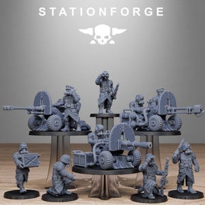 Grimguard Battle Weapons 2 | Station Forge 16k Resin Miniatures | 28mm 32mm Tabletop Wargaming | Unpainted image 2