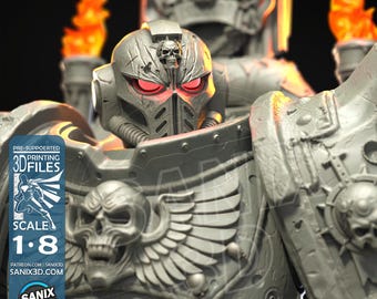 War Machine – Action figure di un comandante spaziale fantascientifico / Resina 14K / 1/12 · 1/9 · 1/6